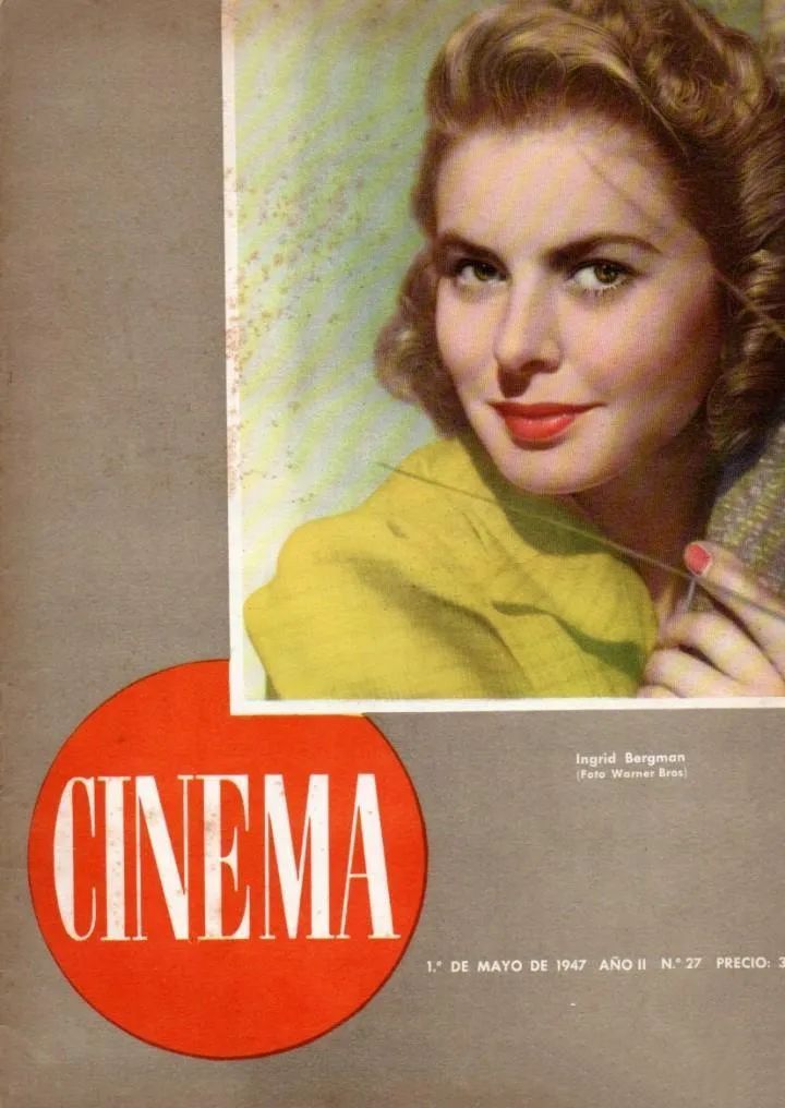 CINEMA (40s Sp) magazine side cover Issue 27 1 May 1947