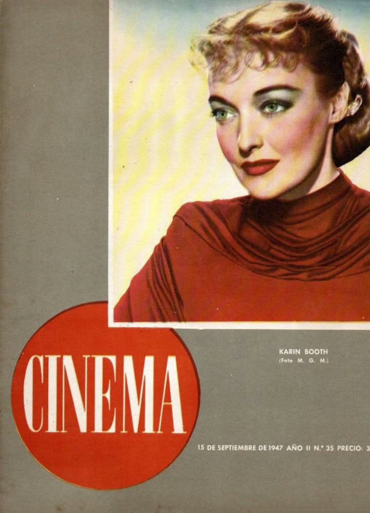 CINEMA (40s Sp) magazine side cover Issue 35 15 September 1947