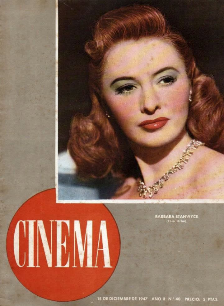 CINEMA (40s Sp) magazine side cover Issue 40 15 December 1947