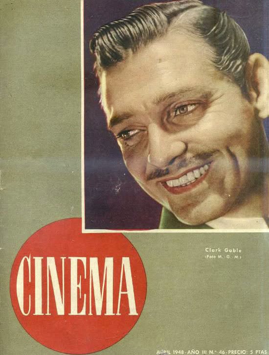 CINEMA (40s Sp) magazine side cover Issue 46 April 1948