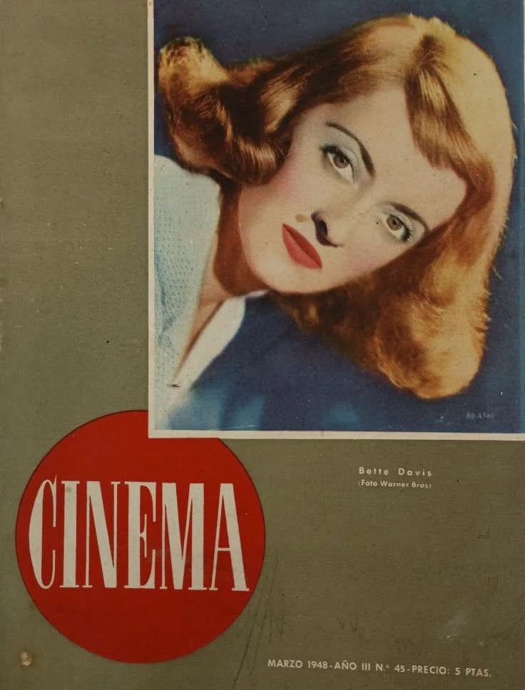 CINEMA (40s Sp) magazine side cover Issue 45   1948