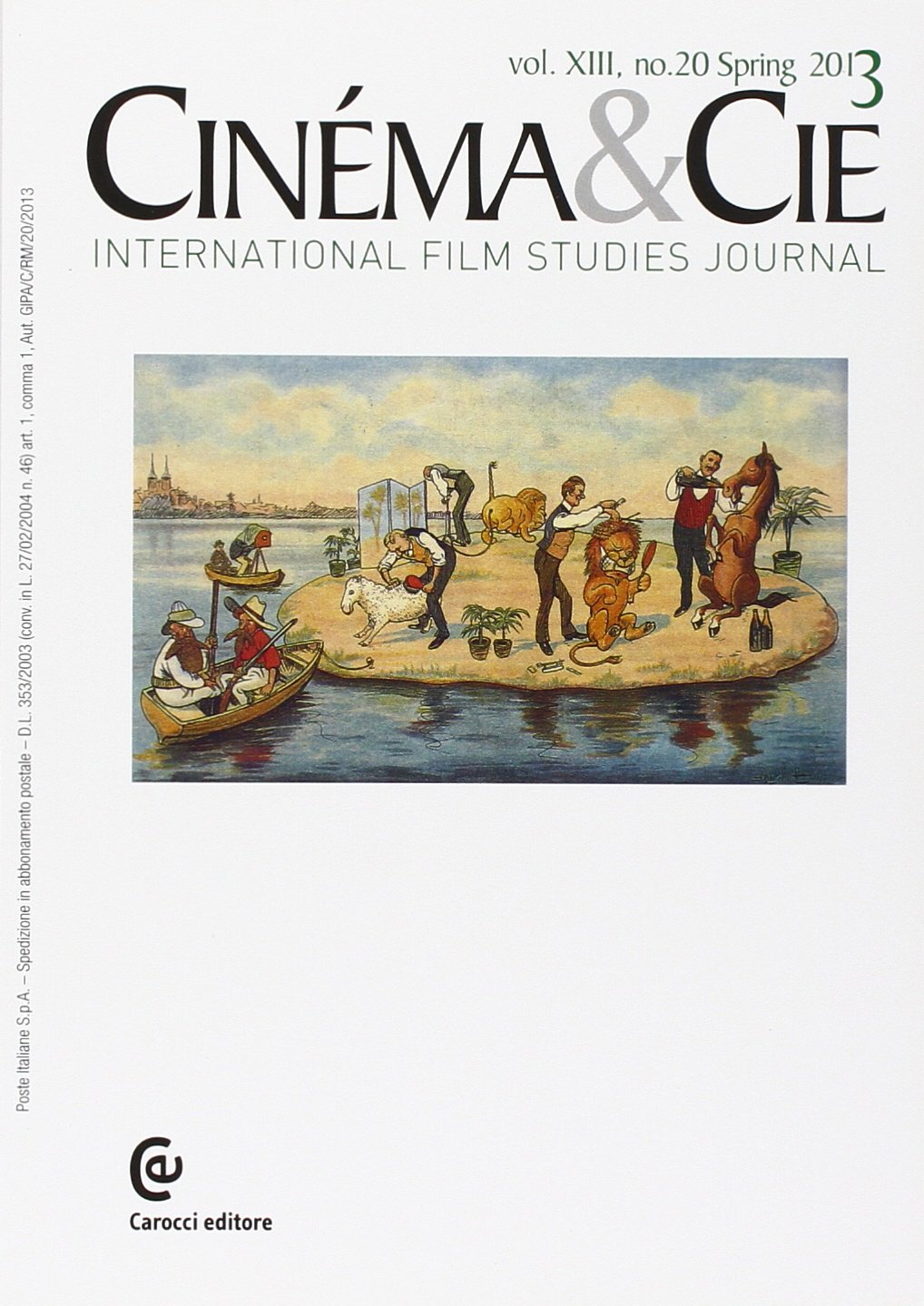 CINEMA ET CIE magazine side cover Issue 20 Spring 2013