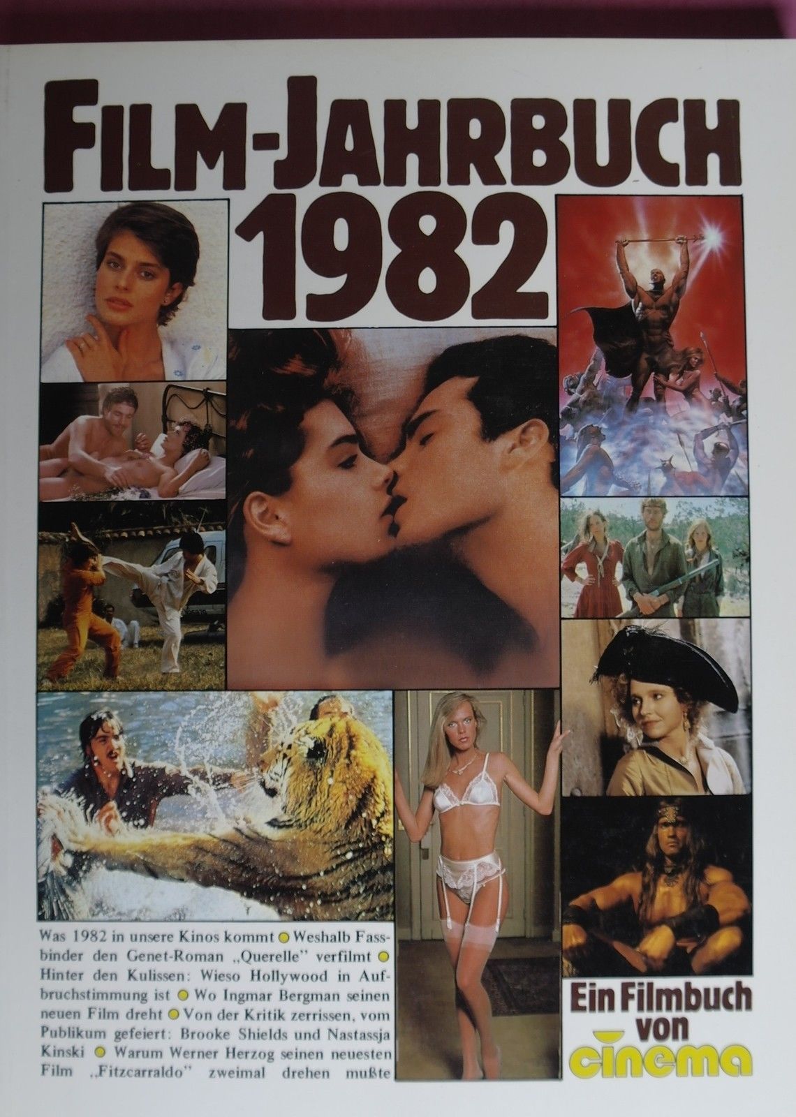 CINEMA FILMBUCH magazine side cover  Yearbook  1982