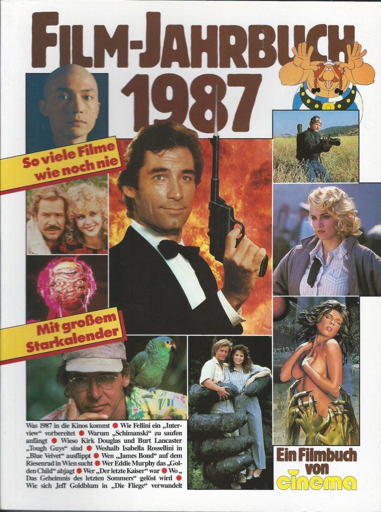 CINEMA FILMBUCH magazine side cover  Yearbook  1987