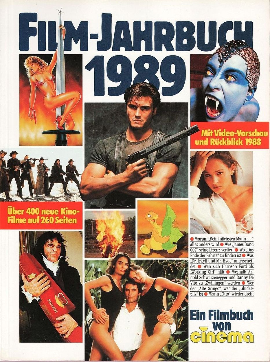 CINEMA FILMBUCH magazine side cover  Yearbook  1989
