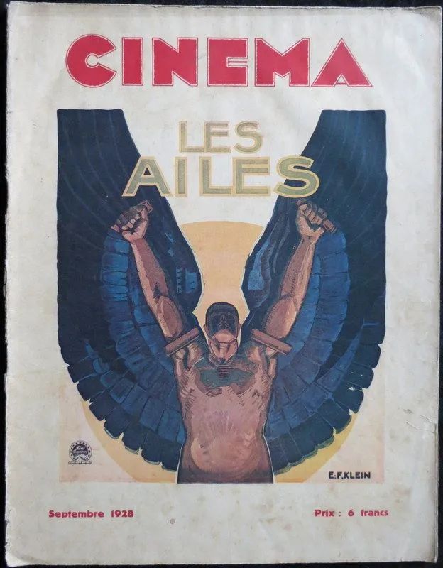 CINEMA (FR 1927) magazine side cover Issue 15  September 1928