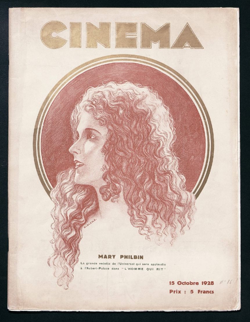 CINEMA (FR 1927) magazine side cover Issue 16 15 October 1928