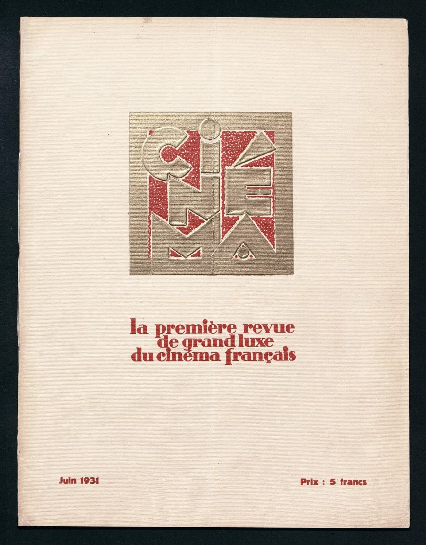 CINEMA (FR 1927) magazine side cover Issue 43  June 1931