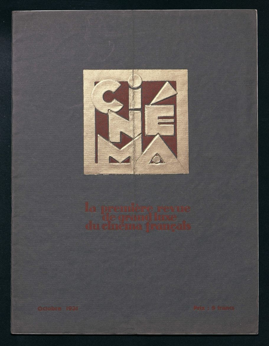 CINEMA (FR 1927) magazine side cover Issue 46  October 1931