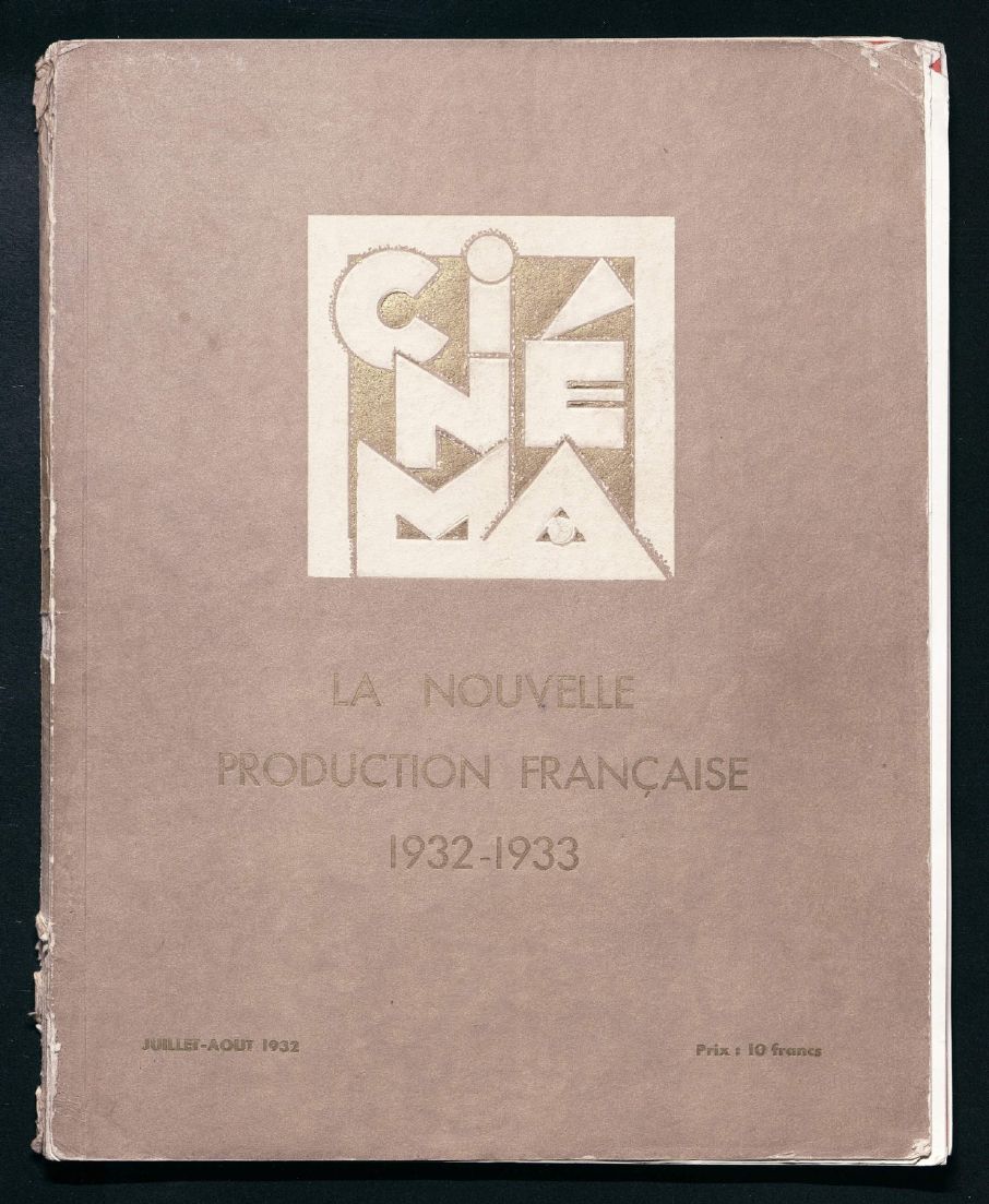 CINEMA (FR 1927) magazine side cover Issue 55  July/August 1932