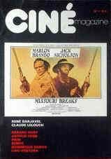 CINE MAGAZINE (Fr) magazine side cover Issue 1   1976