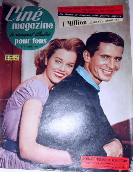 CINE MAGAZINE POUR TOUS magazine side cover Issue 2 July 1960
