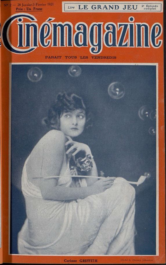 CINEMAGAZINE magazine side cover Issue 2 28 January 1921