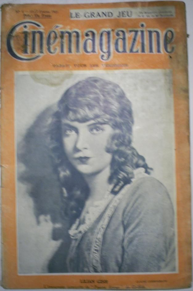CINEMAGAZINE magazine side cover Issue 4 11 February 1921