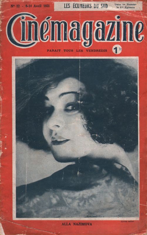 CINEMAGAZINE magazine side cover Issue 12 8 April 1921
