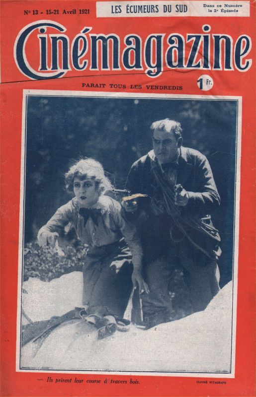 CINEMAGAZINE magazine side cover Issue 13 15 April 1921