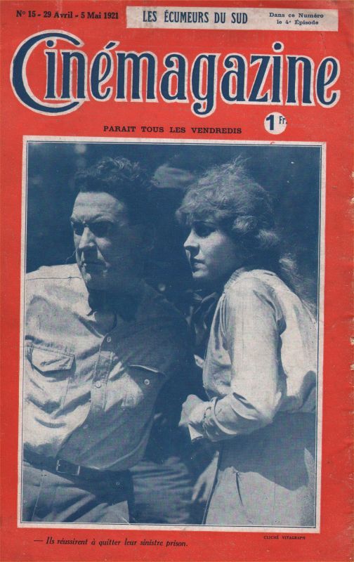 CINEMAGAZINE magazine side cover Issue 15 29 April 1921