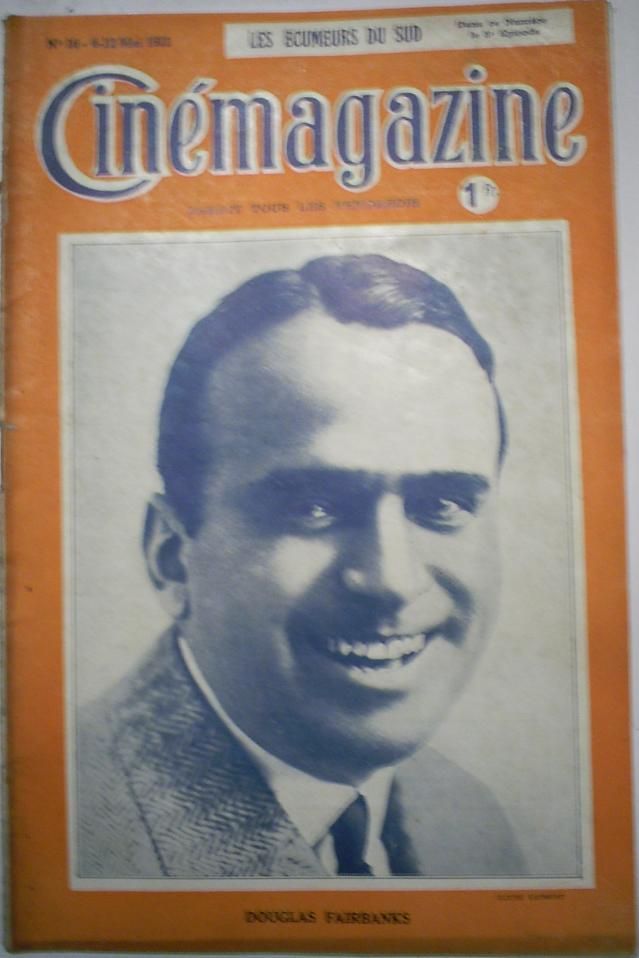 CINEMAGAZINE magazine side cover Issue 16 6 May 1921