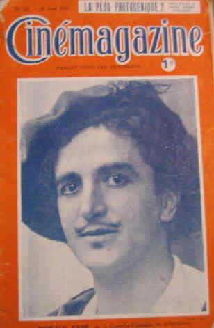 CINEMAGAZINE magazine side cover Issue 32 26 August 1921