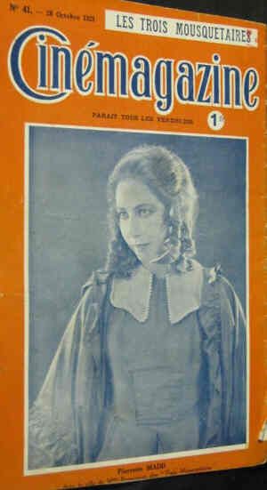 CINEMAGAZINE magazine side cover Issue 41 28 October 1921