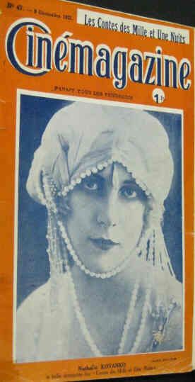 CINEMAGAZINE magazine side cover Issue 47 9 December 1921