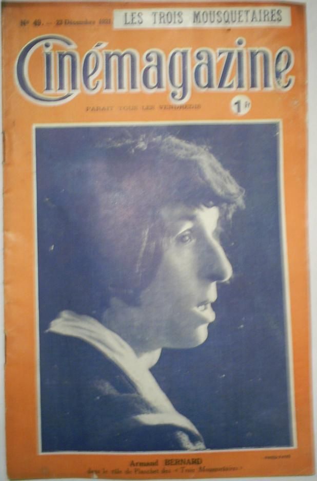 CINEMAGAZINE magazine side cover Issue 49 23 December 1921