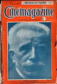CINEMAGAZINE magazine side cover Issue 8 24 February 1922