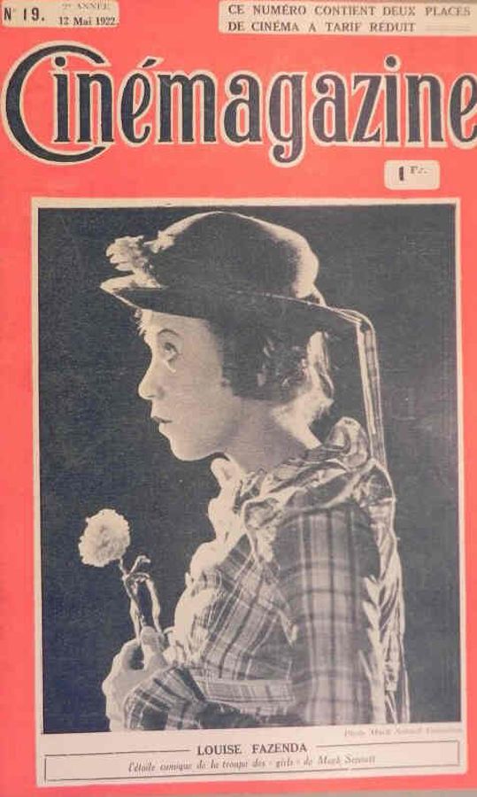 CINEMAGAZINE magazine side cover Issue 19 12 May 1922