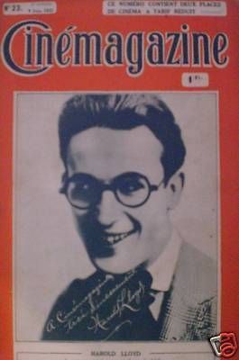 CINEMAGAZINE magazine side cover Issue 23 9 June 1922