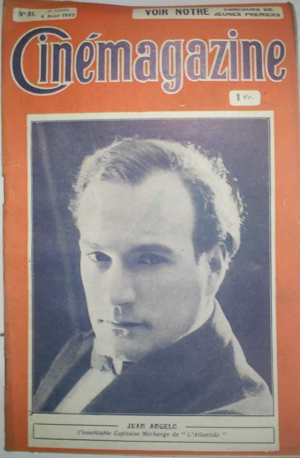 CINEMAGAZINE magazine side cover Issue 31 4 August 1922