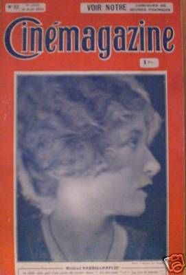 CINEMAGAZINE magazine side cover Issue 32 11 August 1922