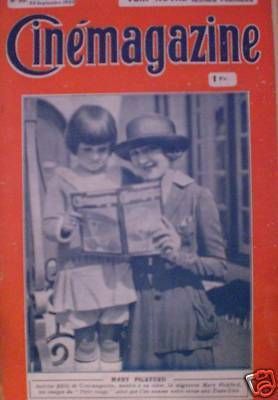 CINEMAGAZINE magazine side cover Issue 38 22 September 1922