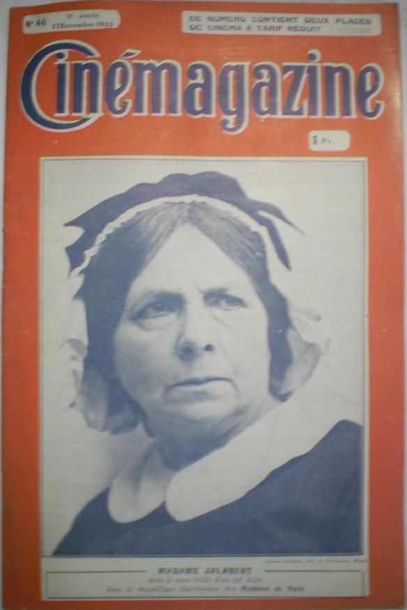 CINEMAGAZINE magazine side cover Issue 46 17 November 1922
