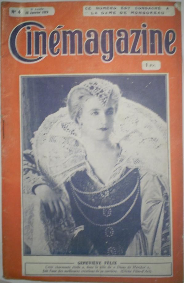 CINEMAGAZINE magazine side cover Issue 4 26 January 1923