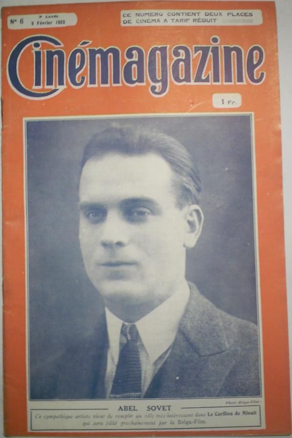 CINEMAGAZINE magazine side cover Issue 6 9 February 1923