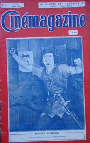 CINEMAGAZINE magazine side cover Issue 9 2 March 1923