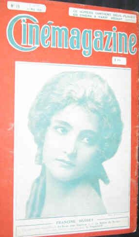 CINEMAGAZINE magazine side cover Issue 19 11 May 1923