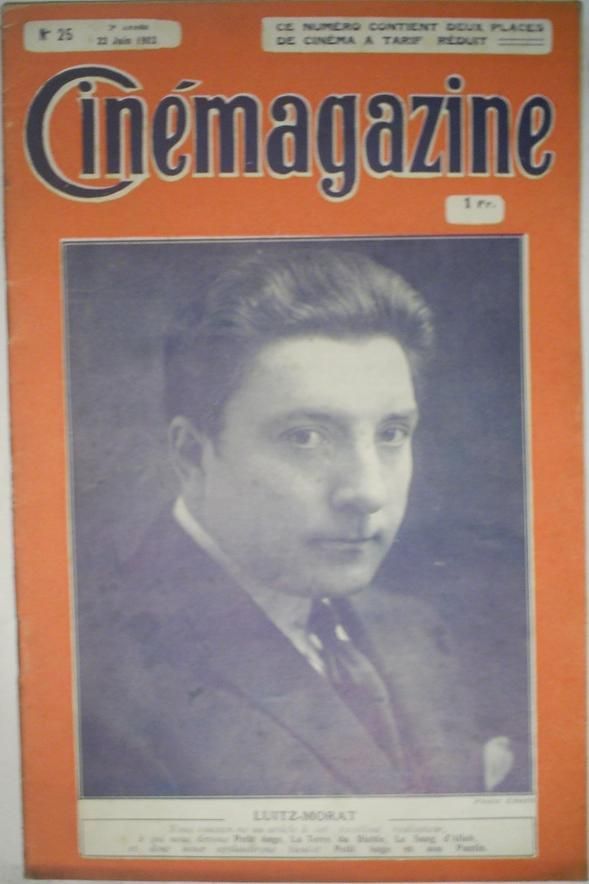 CINEMAGAZINE magazine side cover Issue 25 22 June 1923