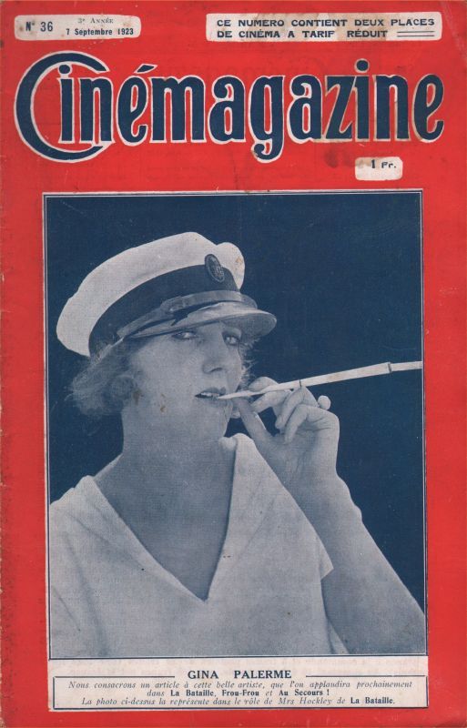 CINEMAGAZINE magazine side cover Issue 36 7 September 1923