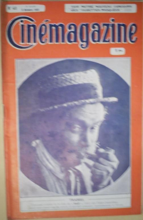CINEMAGAZINE magazine side cover Issue 40 5 October 1923