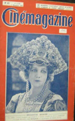 CINEMAGAZINE magazine side cover Issue 49 7 December 1923