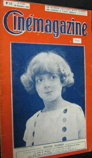 CINEMAGAZINE magazine side cover Issue 52 28 December 1923