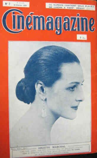 CINEMAGAZINE magazine side cover Issue 7 15 February 1924