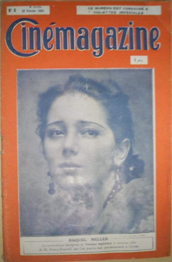 CINEMAGAZINE magazine side cover Issue 8 22 February 1924