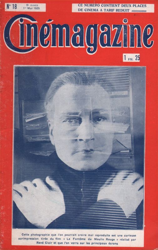 CINEMAGAZINE magazine side cover Issue 18 1 May 1925