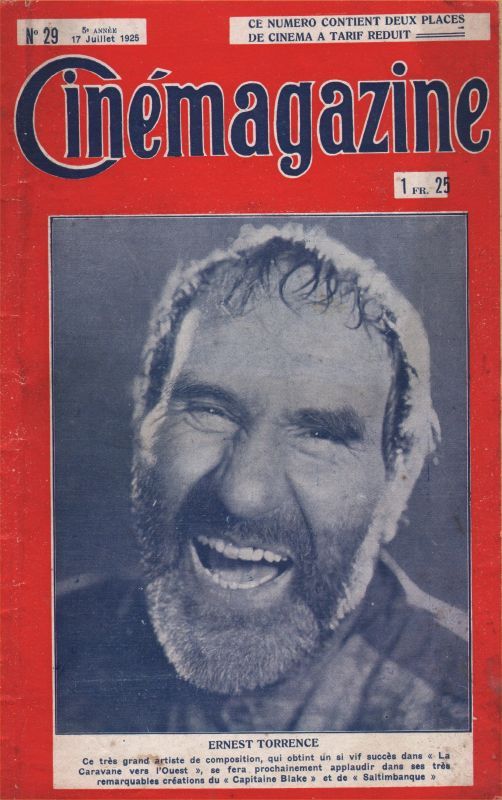CINEMAGAZINE magazine side cover Issue 29 17 July 1925