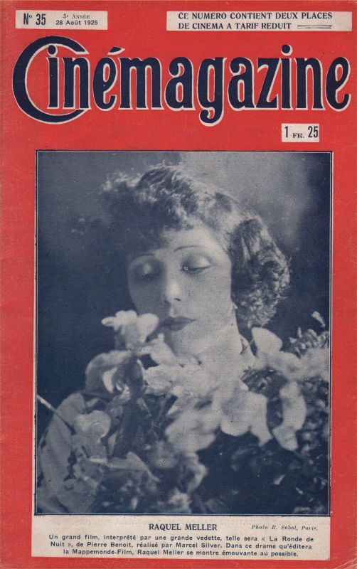 CINEMAGAZINE magazine side cover Issue 35 28 August 1925