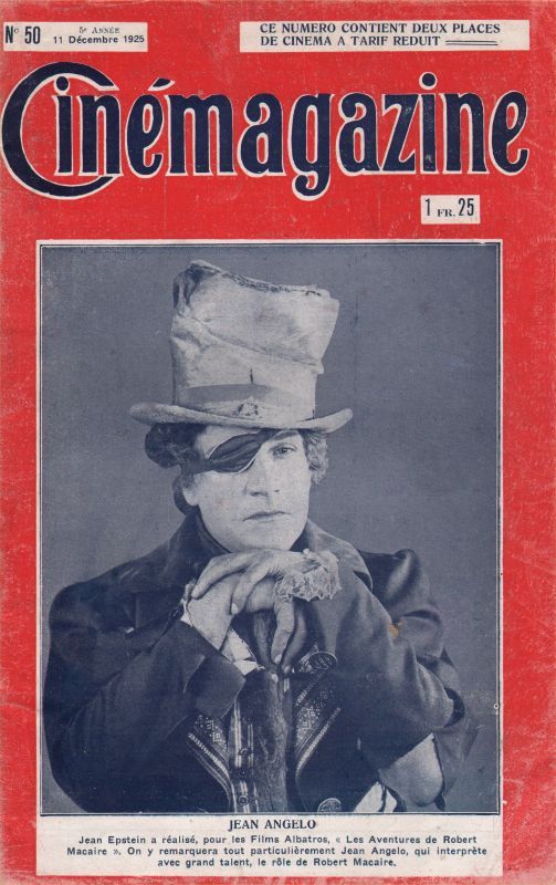 CINEMAGAZINE magazine side cover Issue 50 11 December 1925