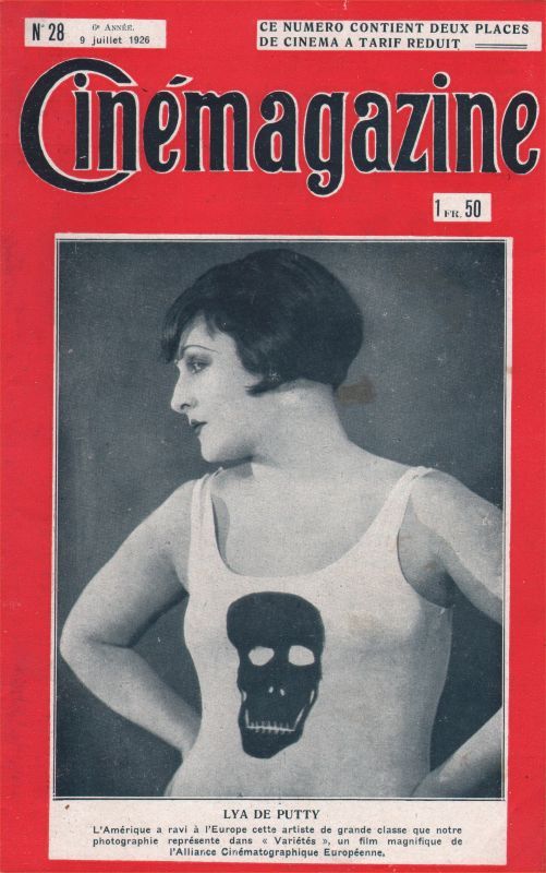 CINEMAGAZINE magazine side cover Issue 28 9 July 1926