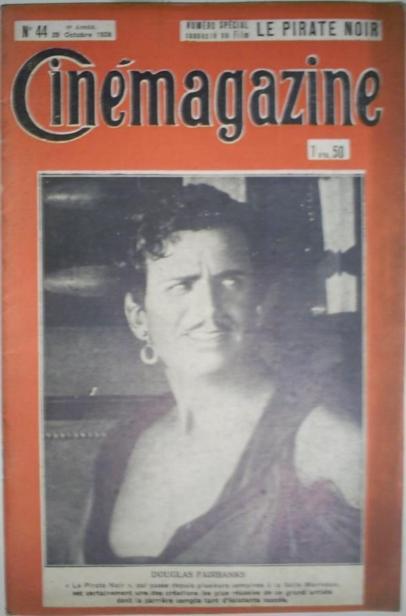 CINEMAGAZINE magazine side cover Issue 44 29 October 1926